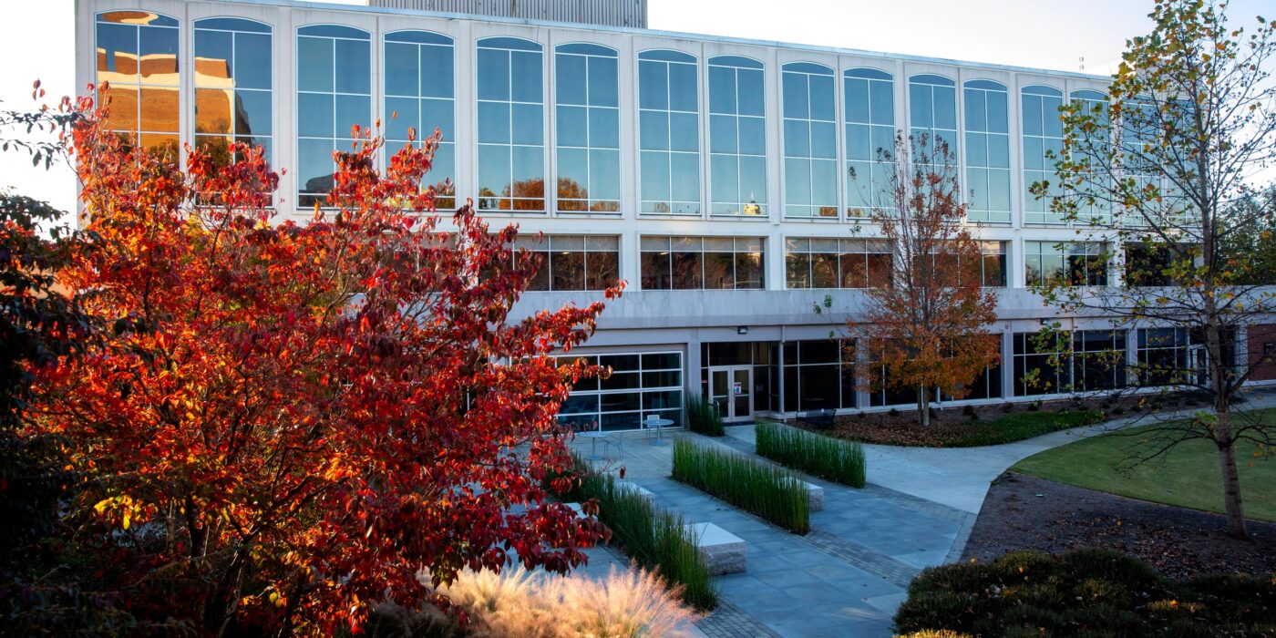 Photo of the Grady college at UGA