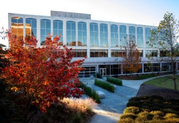 Photo of the Grady college at UGA